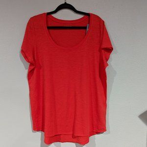 Eileen Fisher Slubby Organic Cotton Jersey Tee